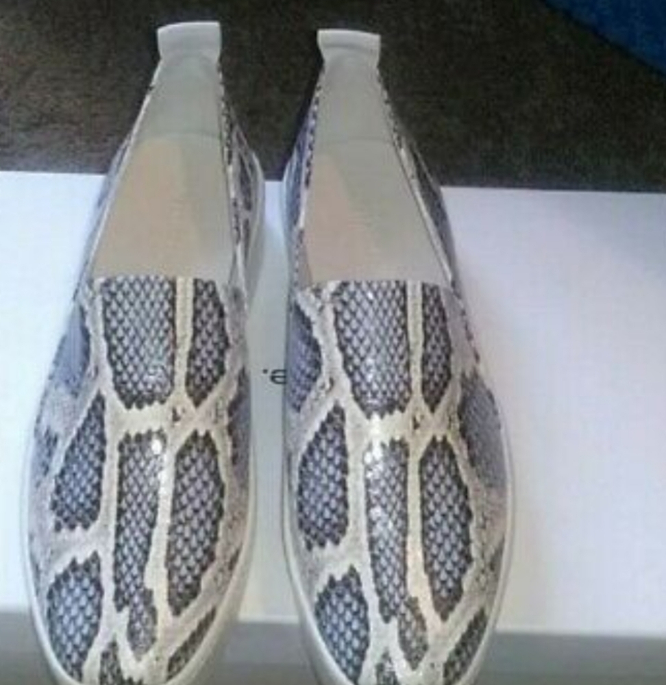Snake print leather Saxon-2 Sneaker